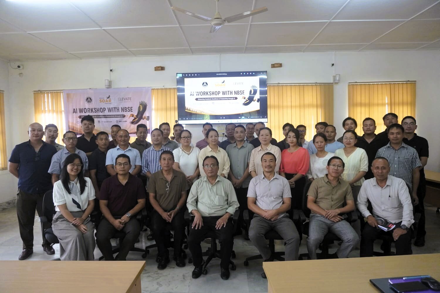 NBSE officers and academic staff at the AI Literacy Workshop
