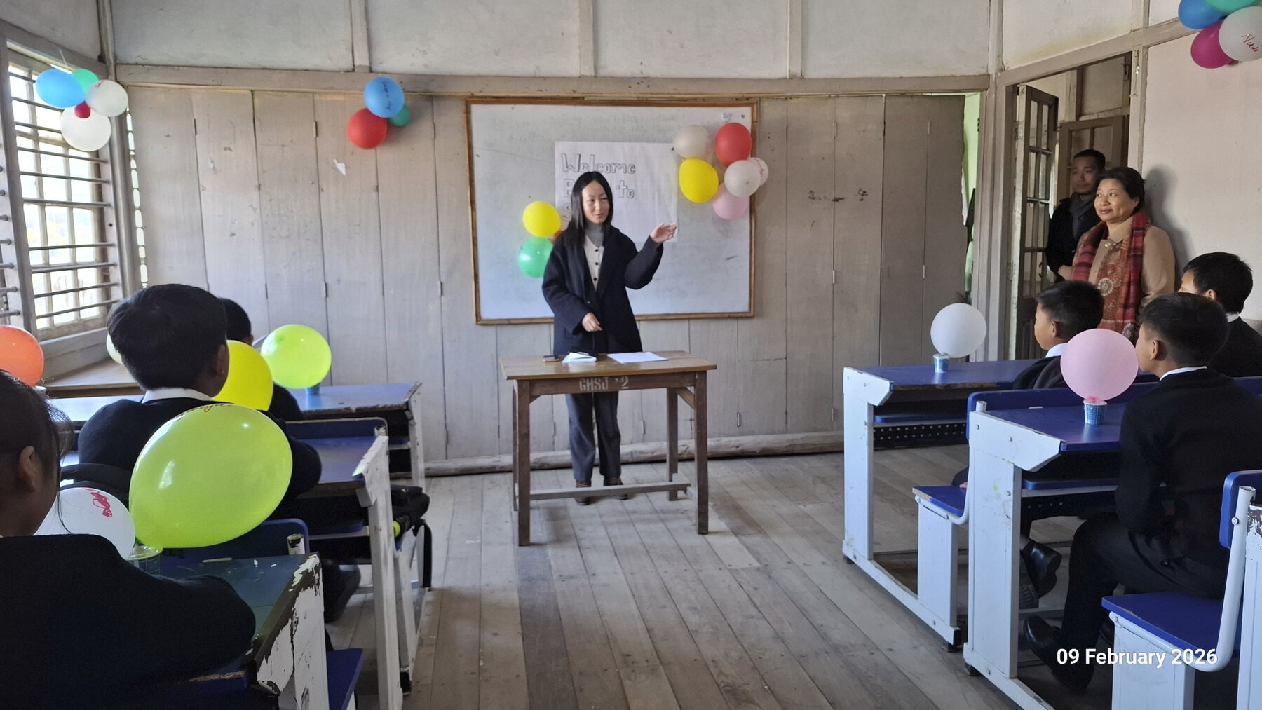 Students and teachers during the Mission SOAR Lab Schools Welcome Week initiative